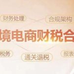 跨境老板财税合规特训营,规避财税风险、提升企业利润-我创创业-副业网-网络创业-资源分享-网课资源-学习教程-学知识-自媒体-抖音-视频号-小红书-网络项目,赚钱软件,副业,兼职,学生赚,挂机赚-我创创业-副业网-5ccy.cn