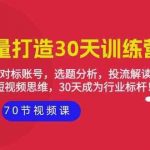 实体流量打造30天训练营:个人定位,对标账号,选题分析,投流解读(70节)-我创创业-副业网-网络创业-资源分享-网课资源-学习教程-学知识-自媒体-抖音-视频号-小红书-网络项目,赚钱软件,副业,兼职,学生赚,挂机赚-我创创业-副业网-5ccy.cn