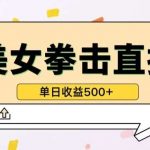 无人直播美女打拳单日收益500+，收益稳定，快速变现，小白最适合做的项目，保姆式教学【揭秘】-我创创业-副业网-网络创业-资源分享-网课资源-学习教程-学知识-自媒体-抖音-视频号-小红书-网络项目,赚钱软件,副业,兼职,学生赚,挂机赚-我创创业-副业网-5ccy.cn