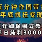 五分钟作图带货疯狂变现，超详细保姆式教程单日纯利3000+【揭秘】-我创创业-副业网-网络创业-资源分享-网课资源-学习教程-学知识-自媒体-抖音-视频号-小红书-网络项目,赚钱软件,副业,兼职,学生赚,挂机赚-我创创业-副业网-5ccy.cn