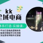 KK全域电商，全体系打造实操课，多平台打造电商逻辑体系-我创创业-副业网-网络创业-资源分享-网课资源-学习教程-学知识-自媒体-抖音-视频号-小红书-网络项目,赚钱软件,副业,兼职,学生赚,挂机赚-我创创业-副业网-5ccy.cn