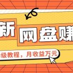2024最新网盘赚钱项目，零成本零门槛月收益万元的保姆级教程【视频教程】-我创创业-副业网-网络创业-资源分享-网课资源-学习教程-学知识-自媒体-抖音-视频号-小红书-网络项目,赚钱软件,副业,兼职,学生赚,挂机赚-我创创业-副业网-5ccy.cn