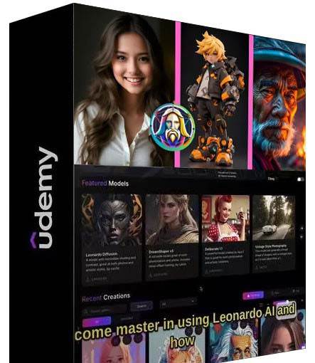 (9356期)比 Midjourney 更好的 Leonardo AI绘画图像大师班教程-16讲-中英字幕