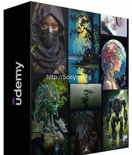 Midjourney V5 / ChatGPT 终极文本到艺术图像精通课程-47节课-中英字幕