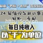 【私域流量最值钱】把“男粉”流量打到手，你便有无数种方法可以轻松变现，每日纯收入以“千”为单位-我创创业-副业网-网络创业-资源分享-网课资源-学习教程-学知识-自媒体-抖音-视频号-小红书-网络项目,赚钱软件,副业,兼职,学生赚,挂机赚-我创创业-副业网-5ccy.cn