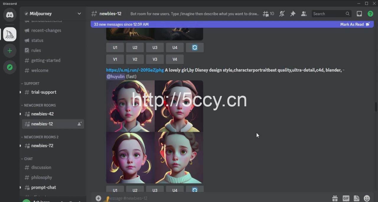 （9139期）Midjourney V5 / ChatGPT 终极文本到艺术图像精通课程-47节课-中英字幕