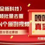 最新全自动去重技术,批量操作百分百过原创-我创创业-副业网-网络创业-资源分享-网课资源-学习教程-学知识-自媒体-抖音-视频号-小红书-网络项目,赚钱软件,副业,兼职,学生赚,挂机赚-我创创业-副业网-5ccy.cn