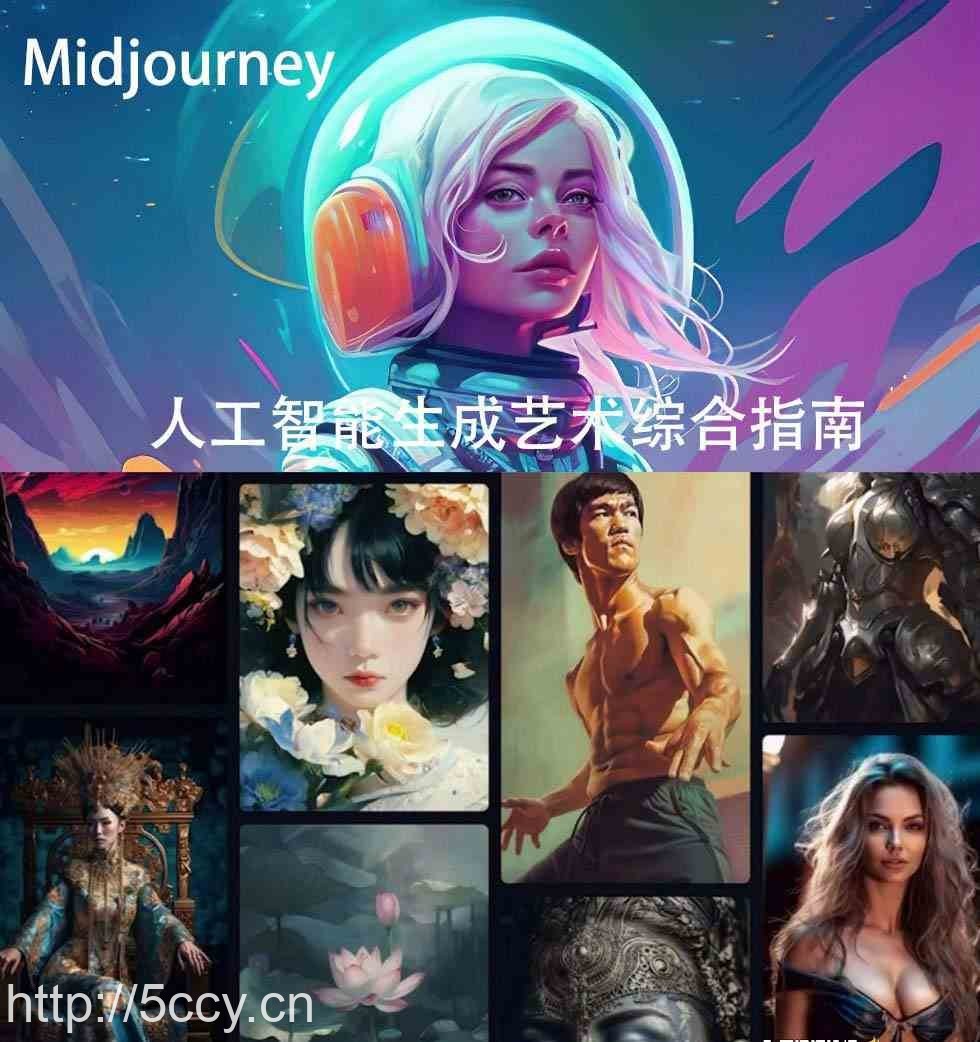 Midjourney及ChatGPT4人工智能生成艺术图像综合指南-9节课-中英字幕