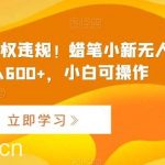 最新快手无版权违规!蜡笔小新无人直播,日入600+,小白可操作【揭秘】-我创创业-副业网-网络创业-资源分享-网课资源-学习教程-学知识-自媒体-抖音-视频号-小红书-网络项目,赚钱软件,副业,兼职,学生赚,挂机赚-我创创业-副业网-5ccy.cn