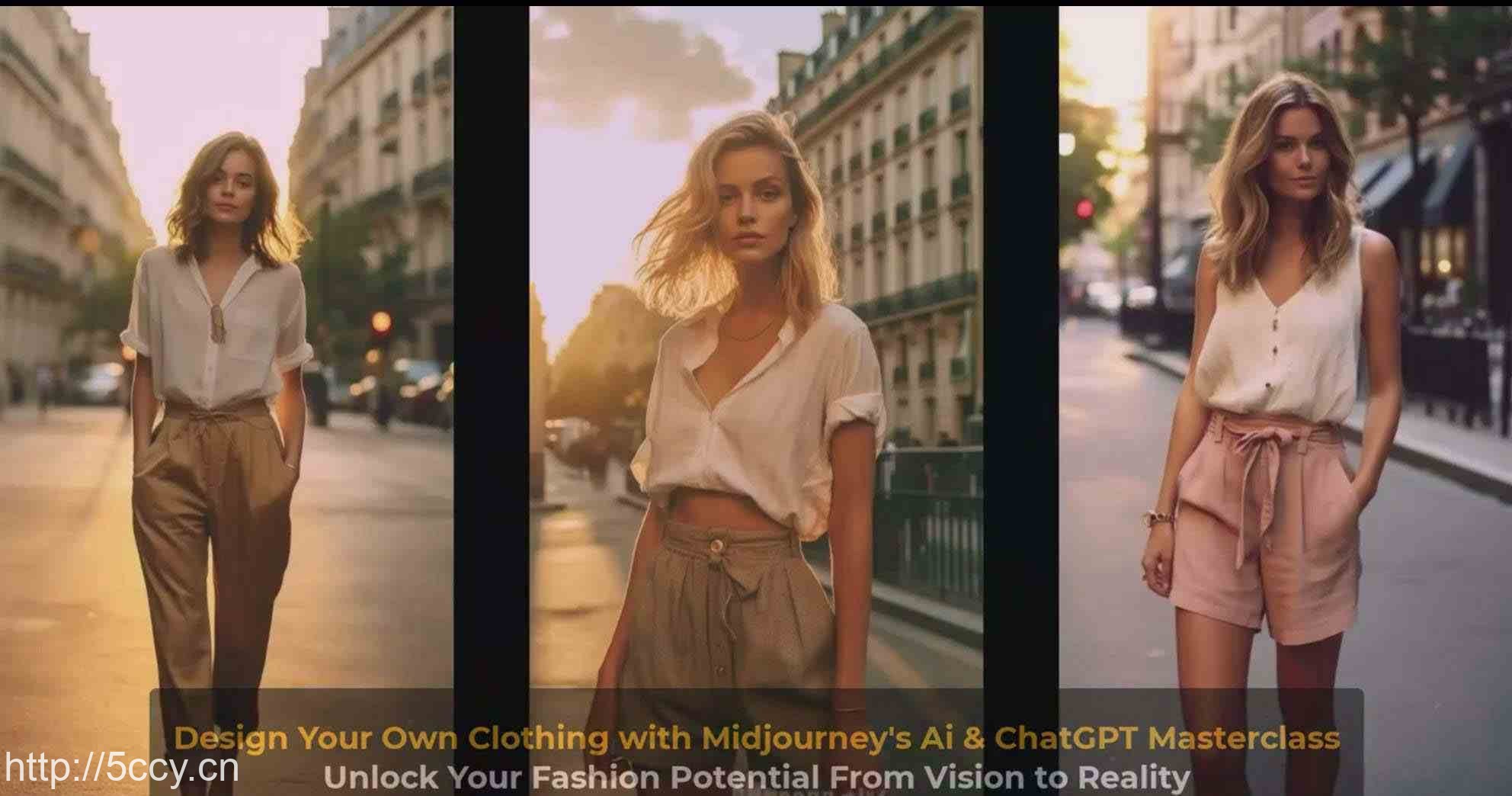 利用 Midjourneys Ai 人工智能设计自己的服装AI大师班-10节课-中英字幕