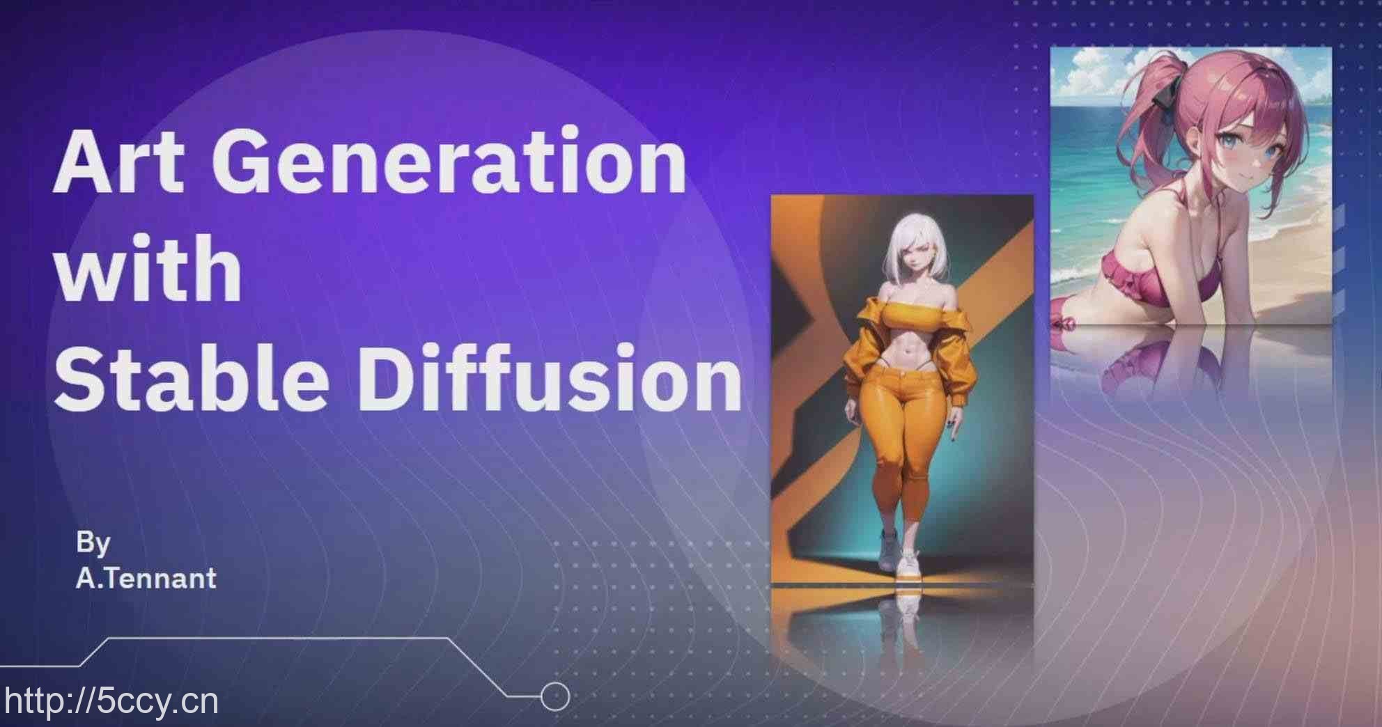 利用Stable Diffusion AI人工智能生成动漫艺术分步教程-14节课-中英字幕