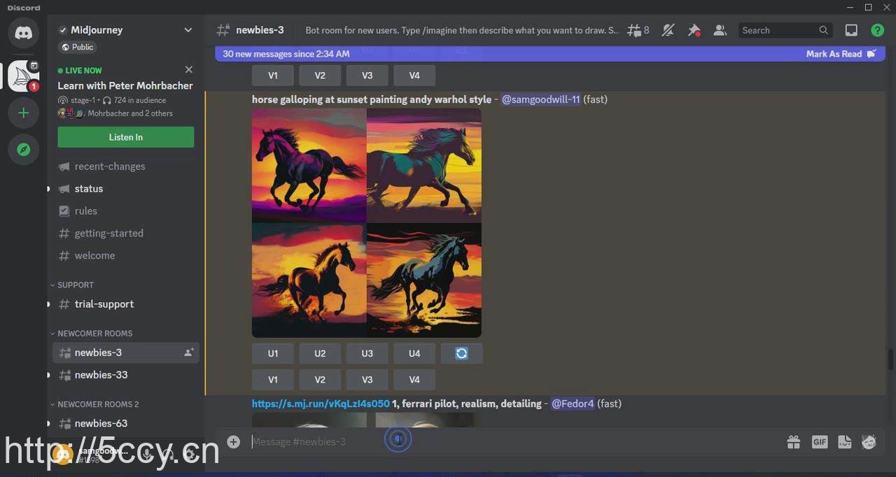 （8983期）Midjourney AI人工智能艺术图片从入门到高级创作教程-33节课-中英字幕