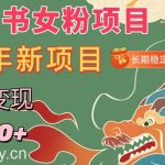 小红书女粉头像项目，单日变现5000+，适合在家做的副业，长期稳定【揭秘】-我创创业-副业网-网络创业-资源分享-网课资源-学习教程-学知识-自媒体-抖音-视频号-小红书-网络项目,赚钱软件,副业,兼职,学生赚,挂机赚-我创创业-副业网-5ccy.cn