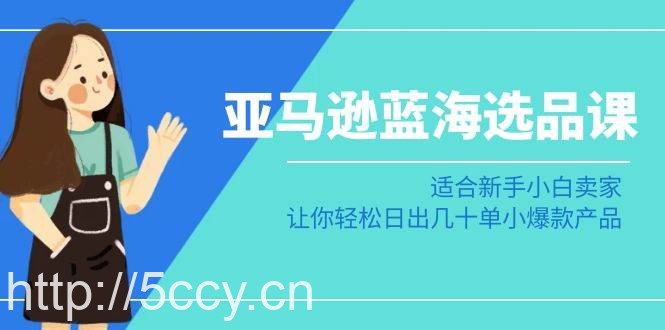 （8907期）亚马逊-蓝海选品课：适合新手小白卖家，让你轻松日出几十单小爆款产品-我创创业-副业网-网络创业-资源分享-网课资源-学习教程-学知识-自媒体-抖音-视频号-小红书-网络项目,赚钱软件,副业,兼职,学生赚,挂机赚-我创创业-副业网-5ccy.cn