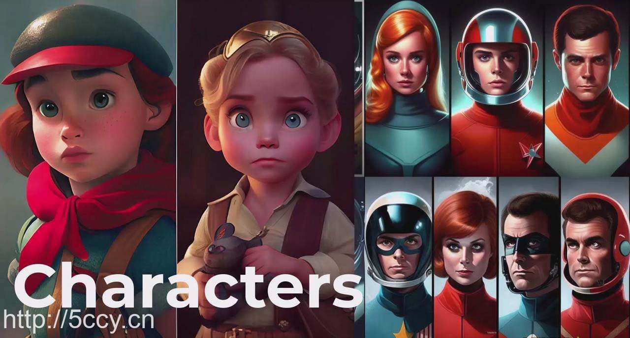 （8912期）掌握 MidJourney V5 AI + ChatGPT创建一致的角色设计图像-22节课-中英字幕