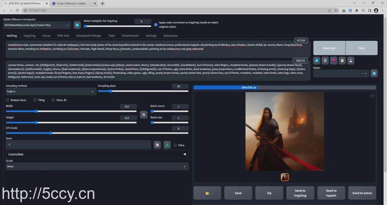 (8845期)Stable Diffusion 大师班: 利用AI创建艺术图像及视频-31视频课-中英字幕