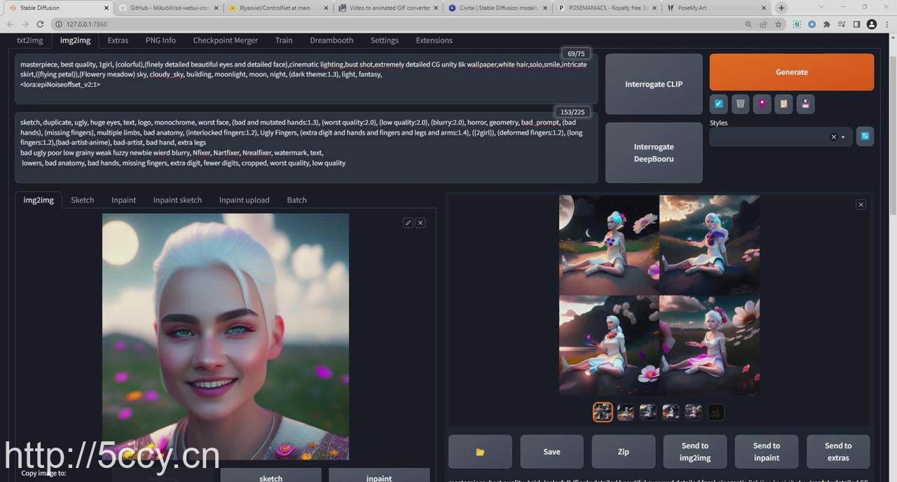 (8845期)Stable Diffusion 大师班: 利用AI创建艺术图像及视频-31视频课-中英字幕