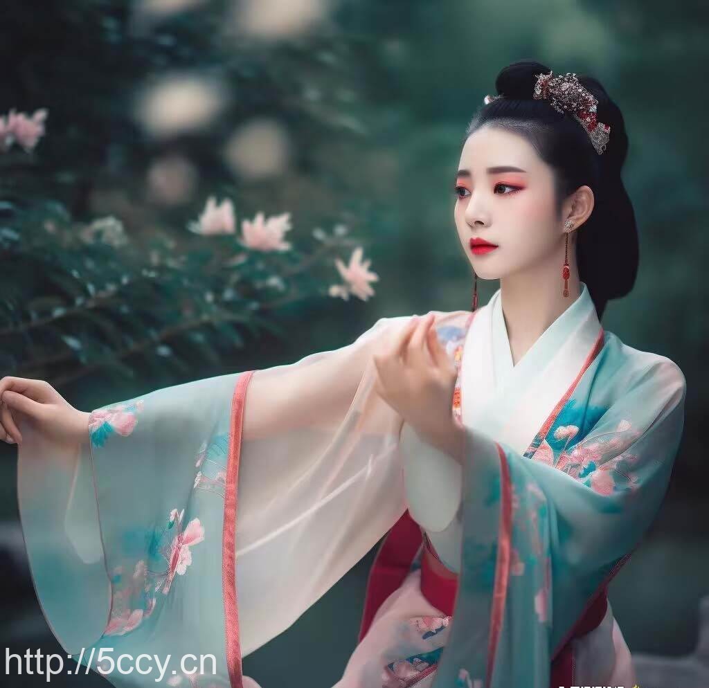 Midjourney关键词-AI生成中国风古装汉服美女人像提示关键词