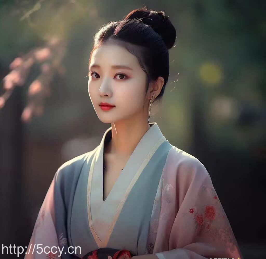 Midjourney关键词-AI生成中国风古装汉服美女人像提示关键词