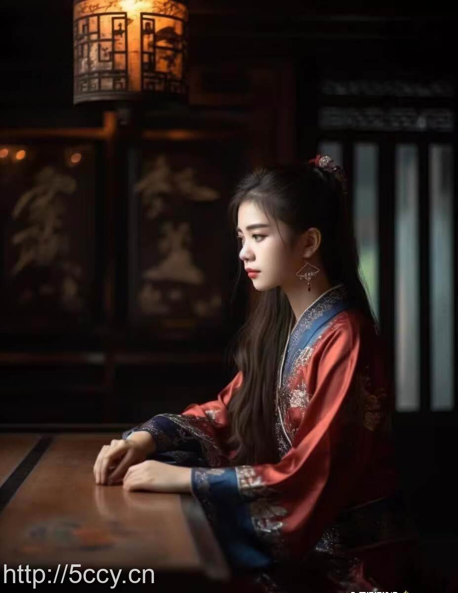 Midjourney关键词-AI生成中国风古装汉服美女人像提示关键词