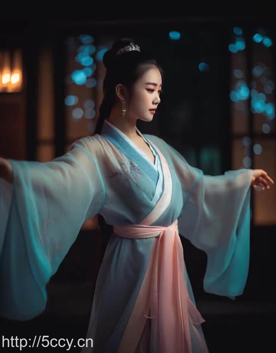 Midjourney关键词-AI生成中国风古装汉服美女人像提示关键词