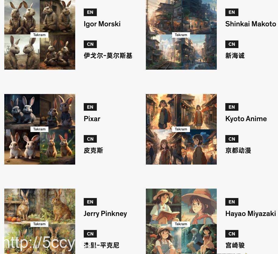 （8810期）Midjourney辞典AIGC中英双语图文辞典 提示关键词Prompt大全