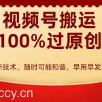 外边收费599创作者分成计划,视频号搬运100%过原创,新技术,适合零基础小白,月入两万 【揭秘】-我创创业-副业网-网络创业-资源分享-网课资源-学习教程-学知识-自媒体-抖音-视频号-小红书-网络项目,赚钱软件,副业,兼职,学生赚,挂机赚-我创创业-副业网-5ccy.cn