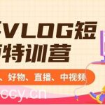 (8807期)新手VLOG短视频特训营:学会带货、好物、直播、中视频、赚Q方法(16节课)-我创创业-副业网-网络创业-资源分享-网课资源-学习教程-学知识-自媒体-抖音-视频号-小红书-网络项目,赚钱软件,副业,兼职,学生赚,挂机赚-我创创业-副业网-5ccy.cn
