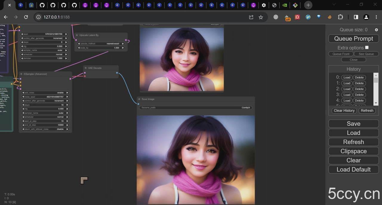 (8748期)ComfyUI 利用 Stable Diffusion 学习AI GUI 工作流程教程-中英字幕