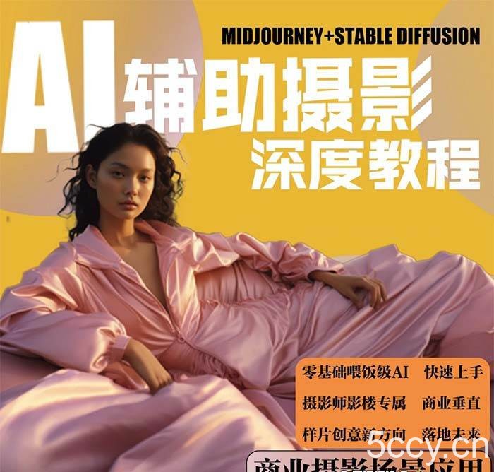 2024年AI辅助摄影人工智能商业应用摄影课程(37节课)