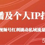 口播及个人IP打造，抓住视频号红利撬动私域流量增长！（45节课）-我创创业-副业网-网络创业-资源分享-网课资源-学习教程-学知识-自媒体-抖音-视频号-小红书-网络项目,赚钱软件,副业,兼职,学生赚,挂机赚-我创创业-副业网-5ccy.cn
