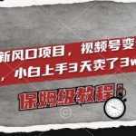 2024最新风口项目,视频号变老特效项目,电脑小白上手3天卖了3w ,保姆级教程【揭秘】-我创创业-副业网-网络创业-资源分享-网课资源-学习教程-学知识-自媒体-抖音-视频号-小红书-网络项目,赚钱软件,副业,兼职,学生赚,挂机赚-我创创业-副业网-5ccy.cn