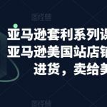 亚马逊套利系列课程,开个亚马逊美国站店铺,从美国进货,卖给美国人-我创创业-副业网-网络创业-资源分享-网课资源-学习教程-学知识-自媒体-抖音-视频号-小红书-网络项目,赚钱软件,副业,兼职,学生赚,挂机赚-我创创业-副业网-5ccy.cn