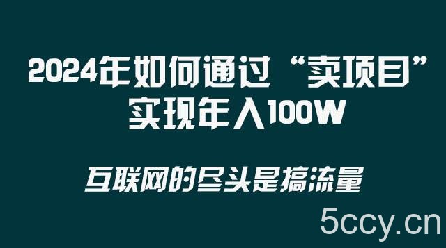 （8382期） 2024年如何通过“卖项目”实现年入100W