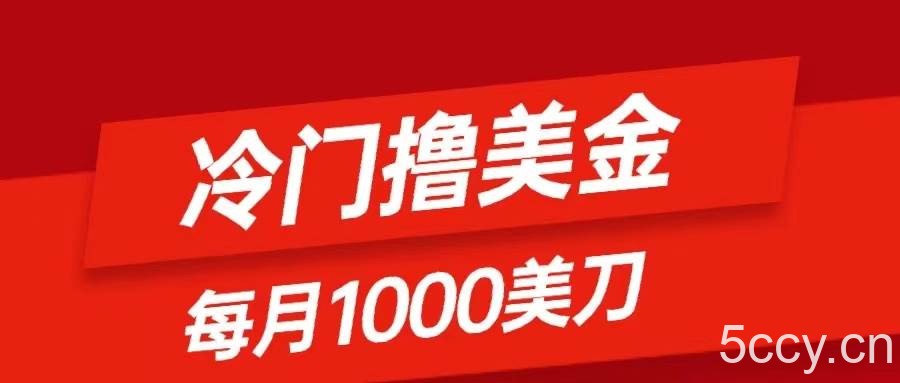 （8299期）冷门撸美金项目：只需无脑发帖子，每月1000刀，小白轻松掌握-我创创业-副业网-网络创业-资源分享-网课资源-学习教程-学知识-自媒体-抖音-视频号-小红书-网络项目,赚钱软件,副业,兼职,学生赚,挂机赚-我创创业-副业网-5ccy.cn