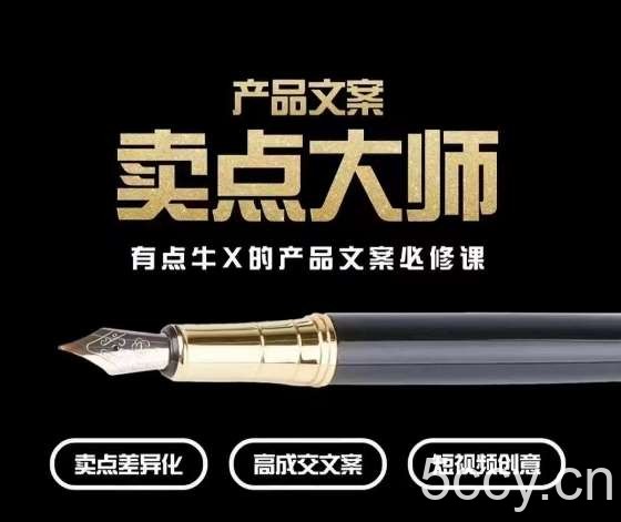 产品文案【卖点大师】高转化电商，有点牛X的产品文案必修课-我创创业-副业网-网络创业-资源分享-网课资源-学习教程-学知识-自媒体-抖音-视频号-小红书-网络项目,赚钱软件,副业,兼职,学生赚,挂机赚-我创创业-副业网-5ccy.cn