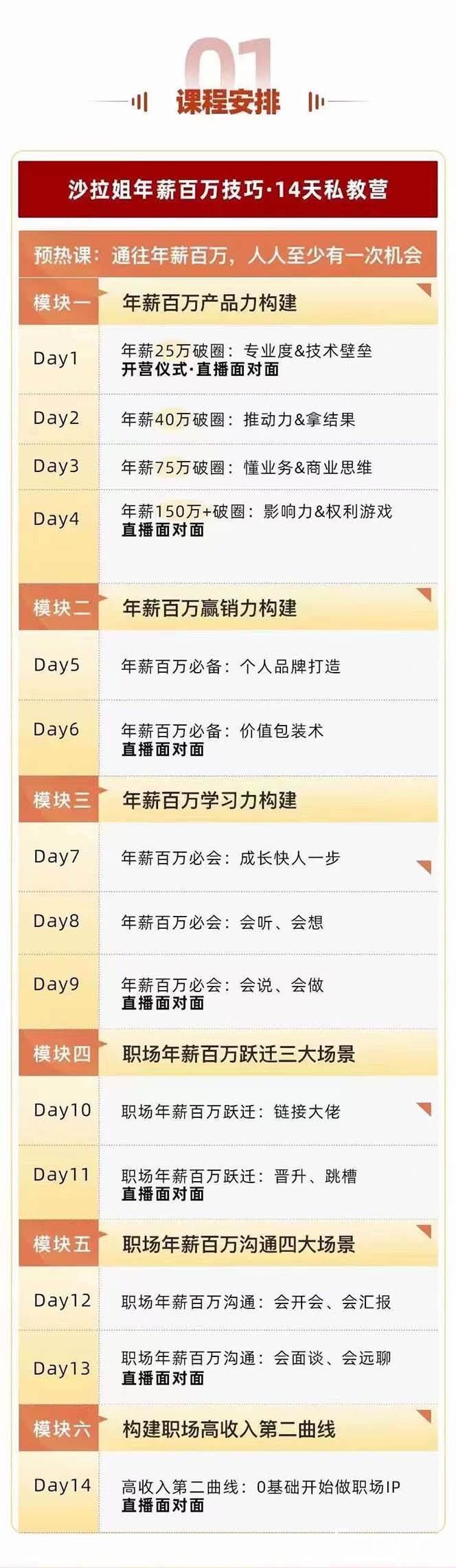 （8006期）通往百万年薪之路·陪跑训练营：职场外挂/年薪百万技巧/职业规划定制/等等