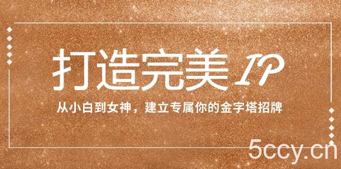 (7948期)打造完美IP:从小白到女神,建立专属你的金字塔招牌(15节课)