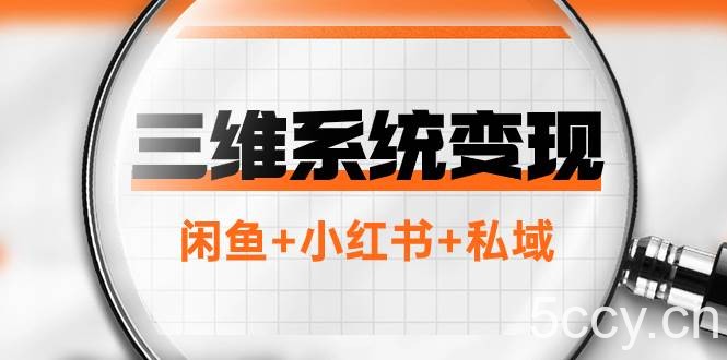 （7898期）三维系统变现项目：普通人首选-年入百万的翻身项目，闲鱼 小红书 私域-我创创业-副业网-网络创业-资源分享-网课资源-学习教程-学知识-自媒体-抖音-视频号-小红书-网络项目,赚钱软件,副业,兼职,学生赚,挂机赚-我创创业-副业网-5ccy.cn