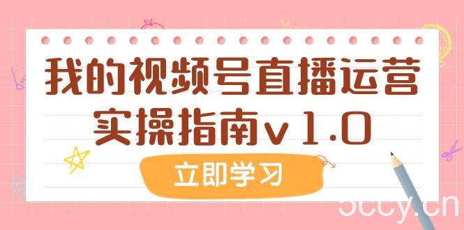 (7775期)某公众号付费文章:我的视频号直播运营实操指南v1.0
