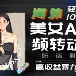 海外美女AI视频转动漫，高收益暴力搬运，听话照做，轻松就有收益【揭秘】-我创创业-副业网-网络创业-资源分享-网课资源-学习教程-学知识-自媒体-抖音-视频号-小红书-网络项目,赚钱软件,副业,兼职,学生赚,挂机赚-我创创业-副业网-5ccy.cn