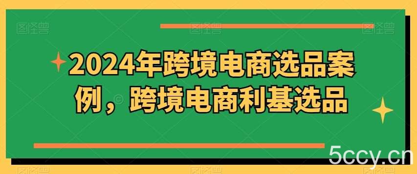 2024年跨境电商选品案例，跨境电商利基选品-我创创业-副业网-网络创业-资源分享-网课资源-学习教程-学知识-自媒体-抖音-视频号-小红书-网络项目,赚钱软件,副业,兼职,学生赚,挂机赚-我创创业-副业网-5ccy.cn