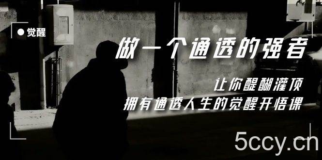 (7696期)觉醒-做一个通透强者,让你醍醐灌顶,拥有通透人生,掌握强大的秘密