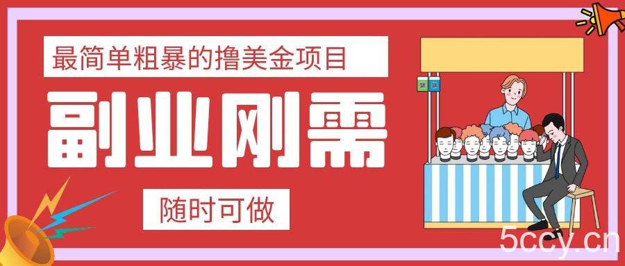 （7710期）最简单粗暴的撸美金项目 会打字就能轻松赚美金-我创创业-副业网-网络创业-资源分享-网课资源-学习教程-学知识-自媒体-抖音-视频号-小红书-网络项目,赚钱软件,副业,兼职,学生赚,挂机赚-我创创业-副业网-5ccy.cn
