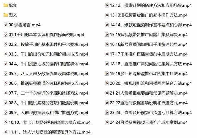 （7662期）2023巨量千川小白到高手：推广逻辑 计划搭建 搭建思路等(教程 图文 配套)