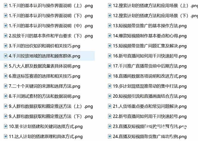 （7662期）2023巨量千川小白到高手：推广逻辑 计划搭建 搭建思路等(教程 图文 配套)