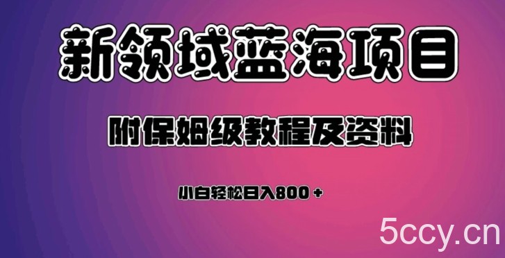 虚拟资源蓝海领域新项目,轻松日入800+,附保姆级教程及资料