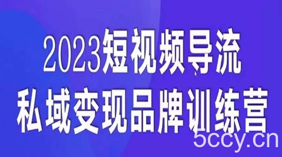 短视频导流·私域变现先导课，5天带你短视频流量实现私域变现-我创创业-副业网-网络创业-资源分享-网课资源-学习教程-学知识-自媒体-抖音-视频号-小红书-网络项目,赚钱软件,副业,兼职,学生赚,挂机赚-我创创业-副业网-5ccy.cn