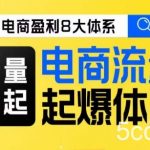 8大体系流量篇·流量做起，电商流量起爆体系线上课-我创创业-副业网-网络创业-资源分享-网课资源-学习教程-学知识-自媒体-抖音-视频号-小红书-网络项目,赚钱软件,副业,兼职,学生赚,挂机赚-我创创业-副业网-5ccy.cn