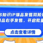 2023知识IP爆品发售双阶班,左手爆品右手发售,开启批量收钱-我创创业-副业网-网络创业-资源分享-网课资源-学习教程-学知识-自媒体-抖音-视频号-小红书-网络项目,赚钱软件,副业,兼职,学生赚,挂机赚-我创创业-副业网-5ccy.cn